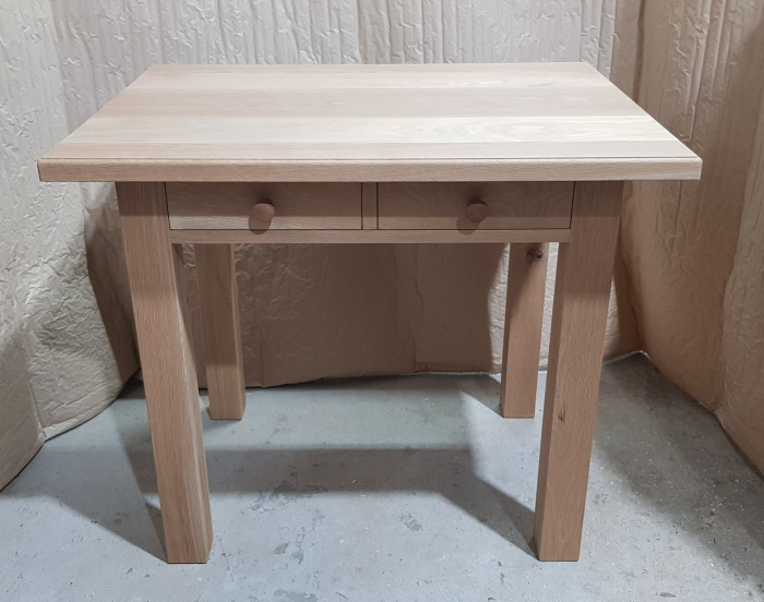 Oak Desk with two Drawers